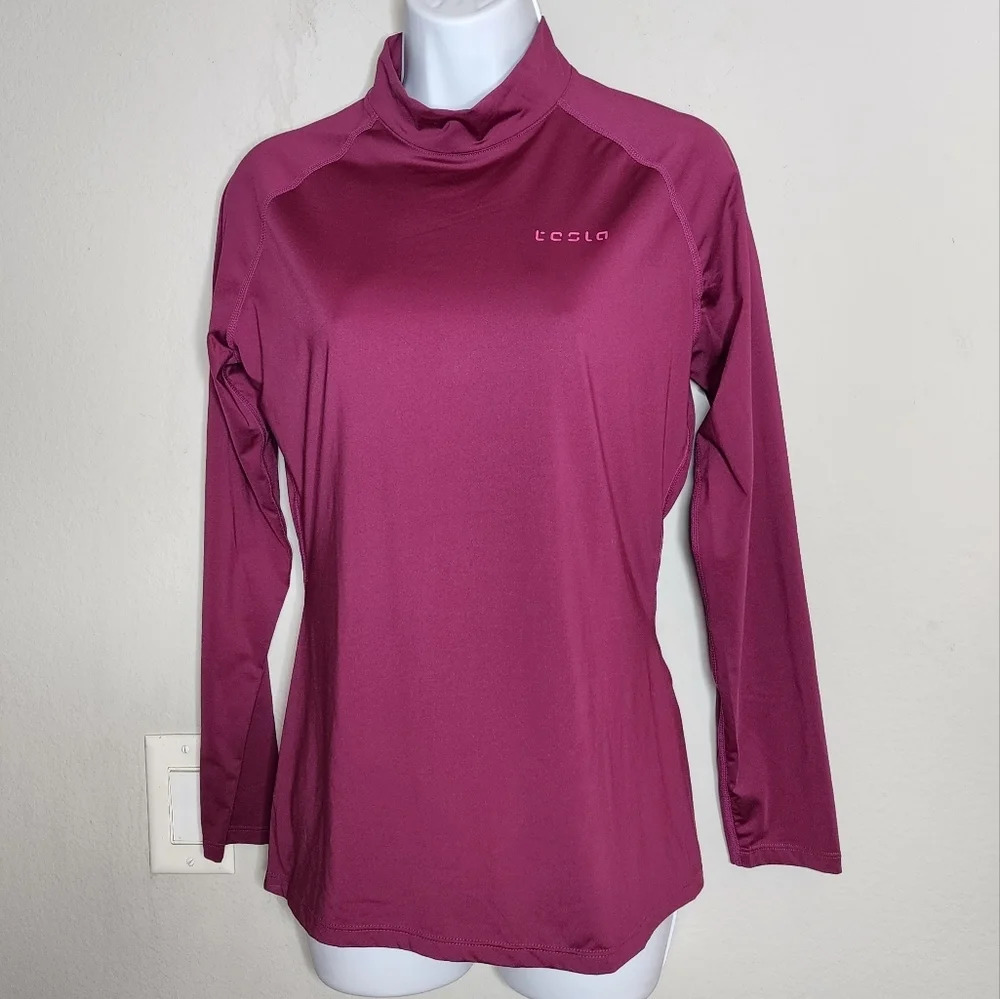 Tesla athletic long sleeve shirt